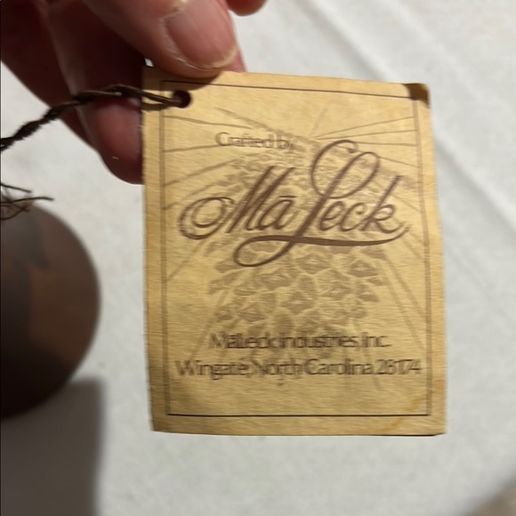 Brown vintage wooden MaLeck Bell- NWT - Picture 2 of 4